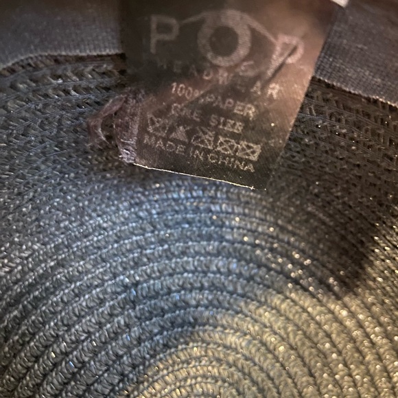 Pop Black Woven Men's Hat - Picture 6 of 6
